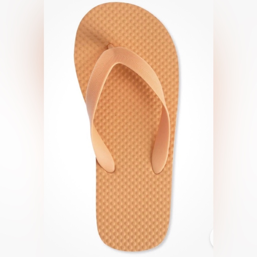 ATHLETIC WORKS Unisex Flops Size 9-10 Orange New